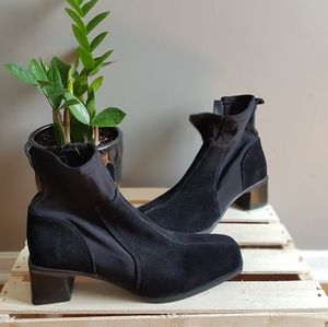 Square Toe Sock Boot